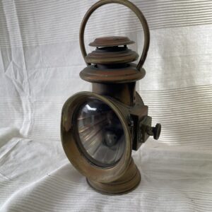 Antique Brass Oil Car Side Lamp (Early Motoring)