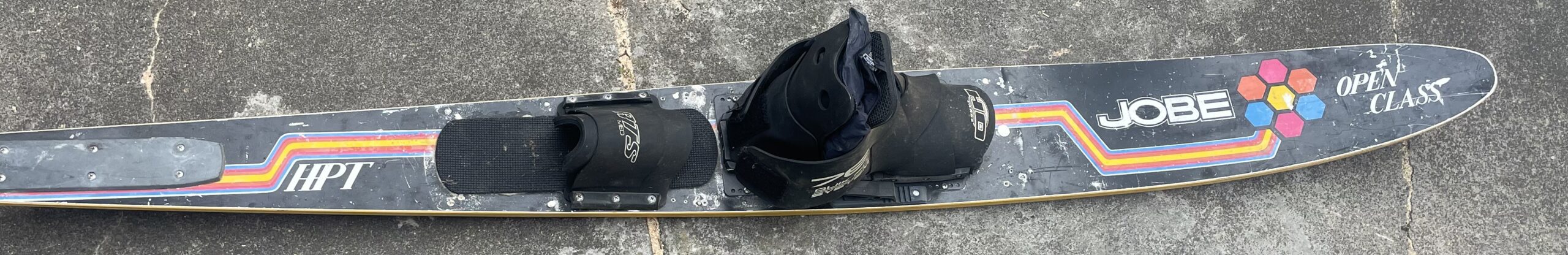 Waterski Vintage Jobe Open Class Slalom (HTS bindings)