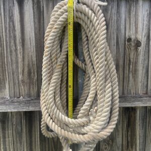 Heavy 3-Strand Rope, Natural/Tan, approx. 13 m